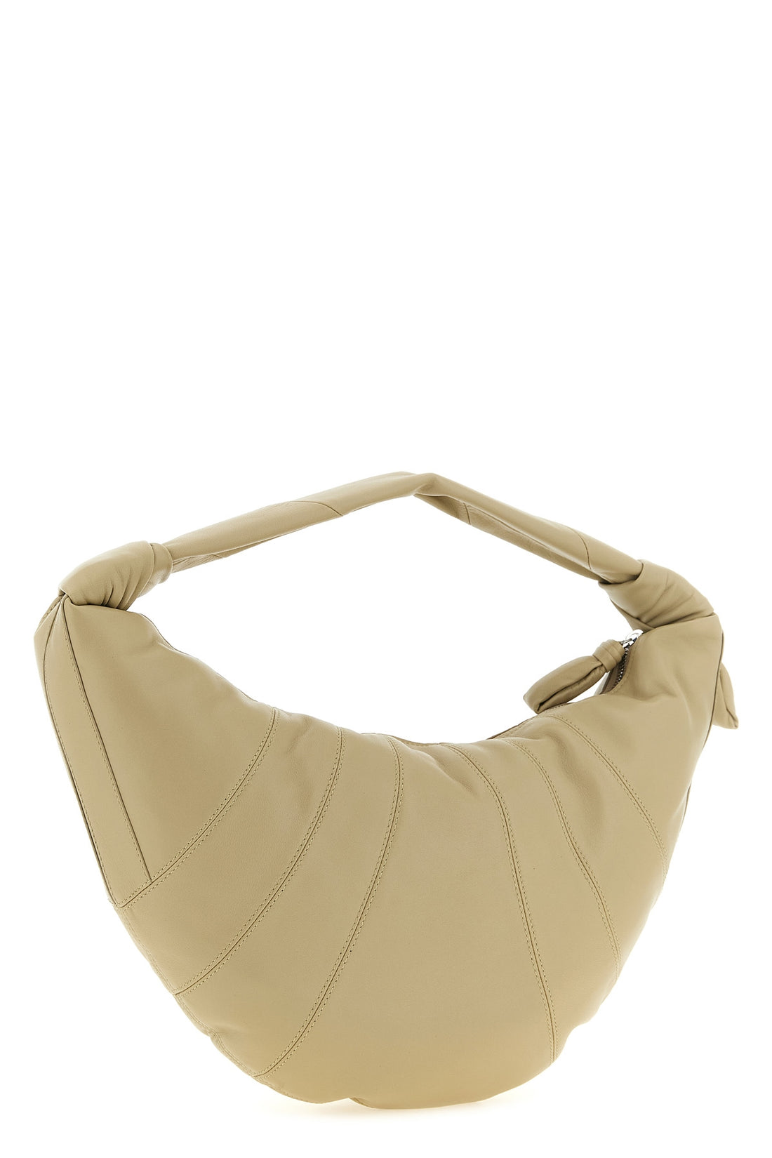 LEMAIRE OS the lemaire fortune croissant shoulder bag defines a half-moon silhouette stru
