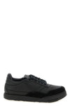 sneakers in smooth calf leather and tone-on-tone suede