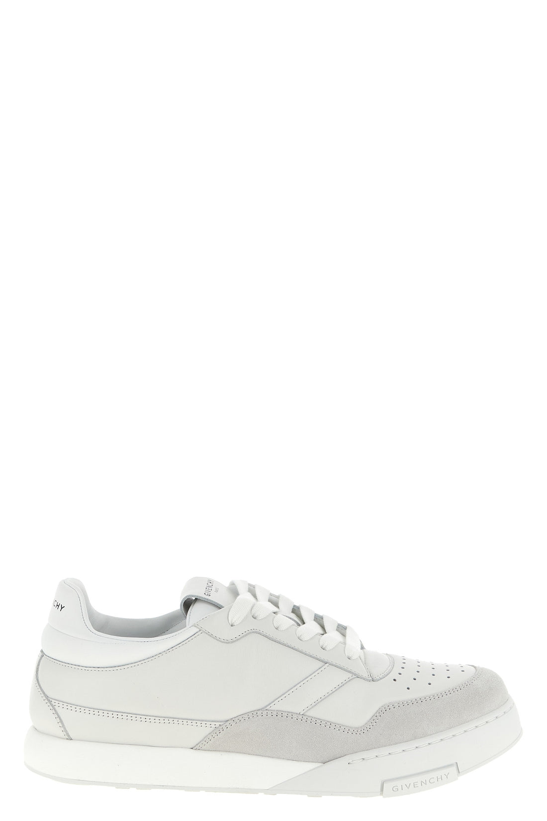 GIVENCHY 40 sneakers in smooth calf leather and tone-on-tone suede