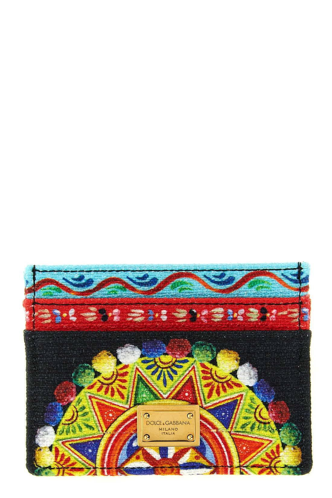 DOLCE &amp; GABBANA OS card holder in stretch mat