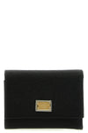 french flap wallet in dauphine leather