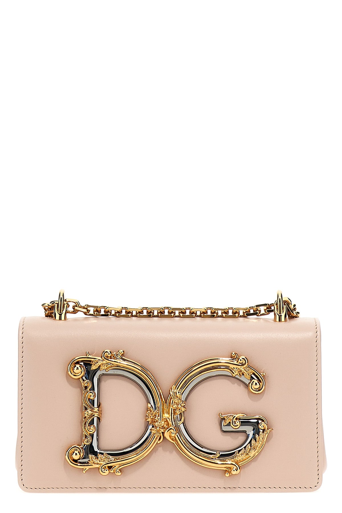 dg girl mini calf leather crossbody bag