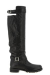 jimmy choo biker kb boots redefine the codes of utilitarian clothing through a