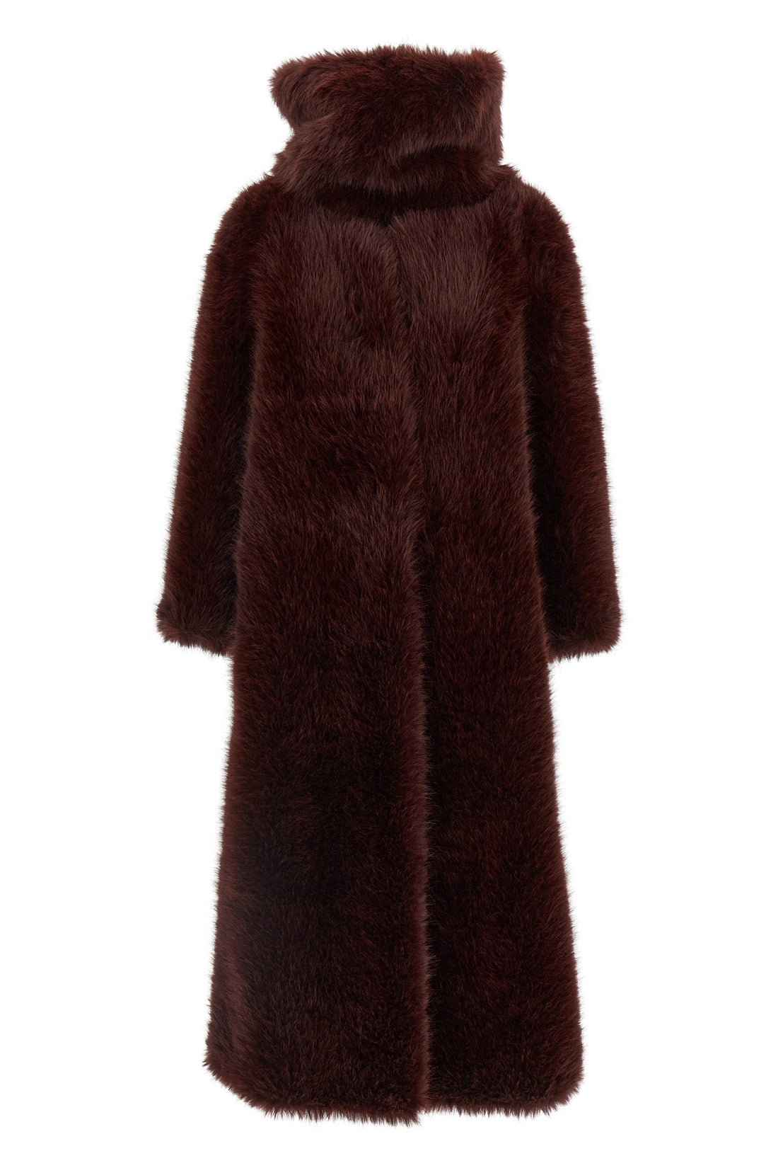 B&amp;B COUTURE 44 biscuit faux fur coat