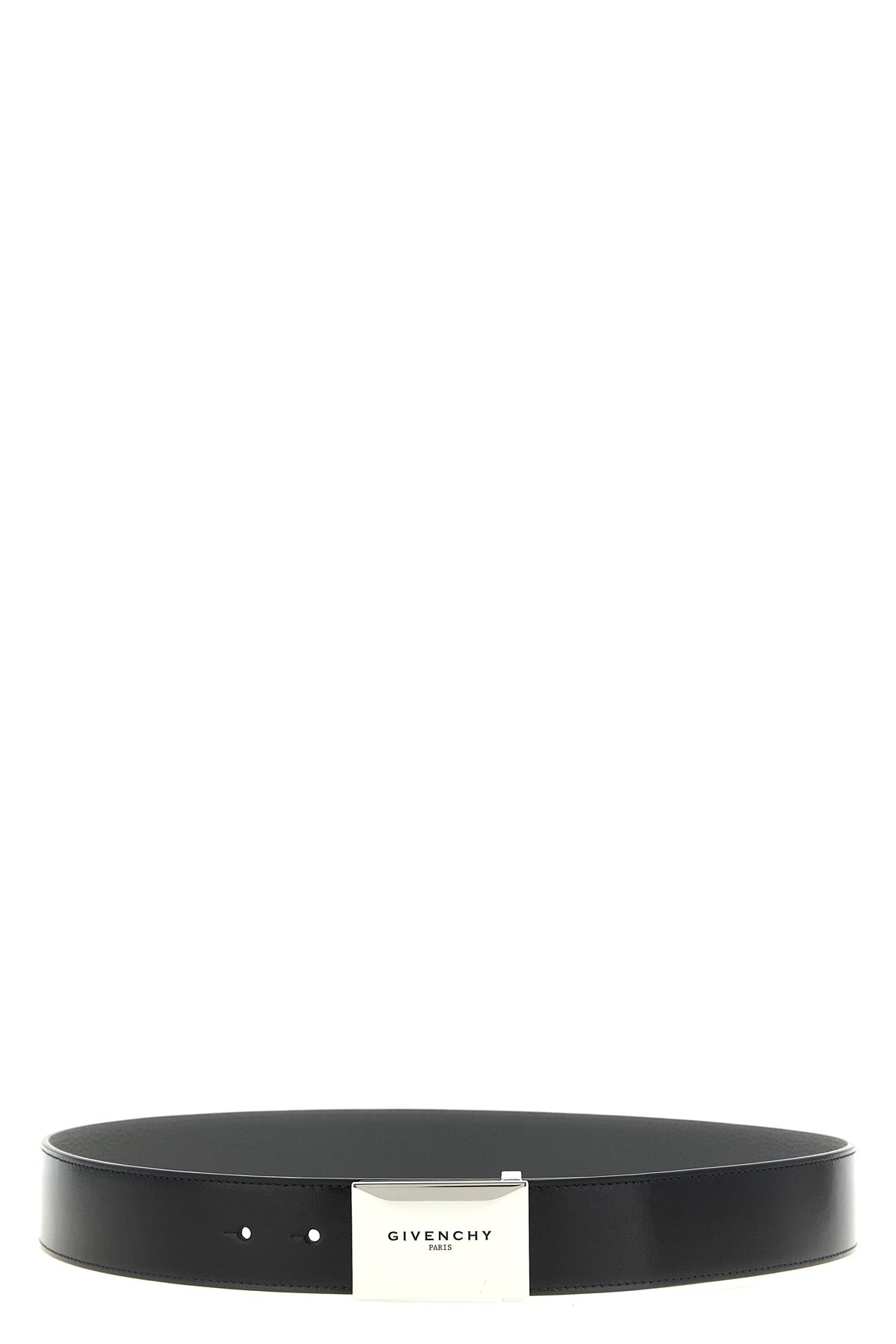 reversible belt in smooth and hammered calf leather