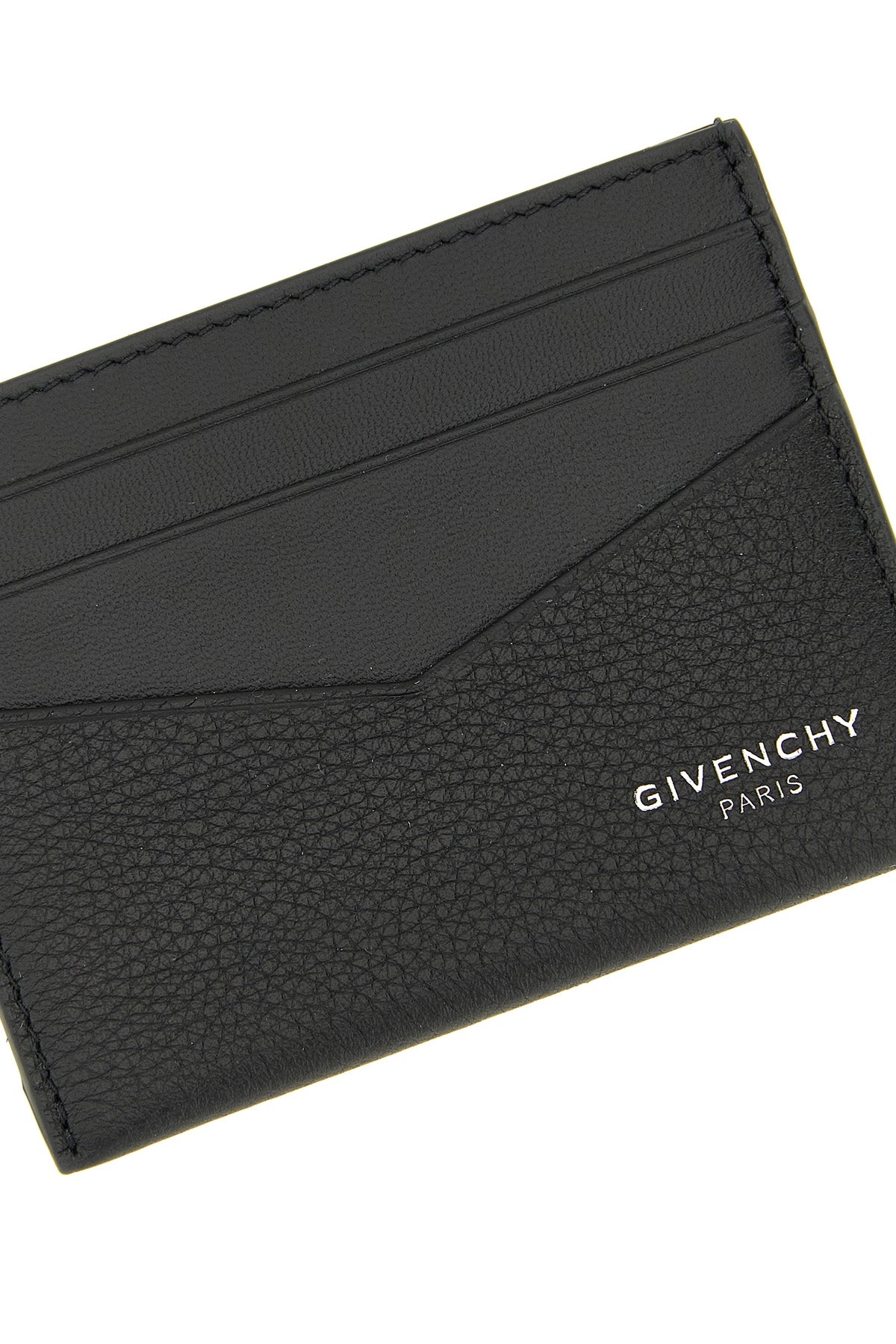 hammered leather card holder