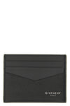 hammered leather card holder