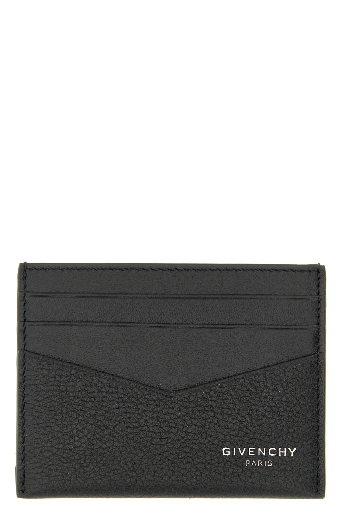hammered leather card holder