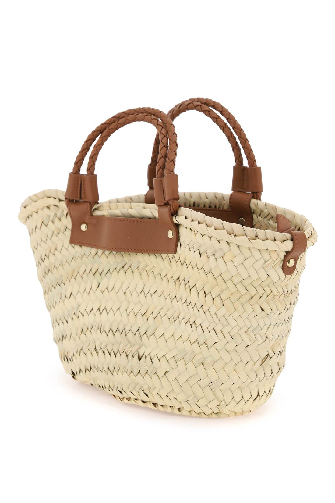 raffia basket bag for