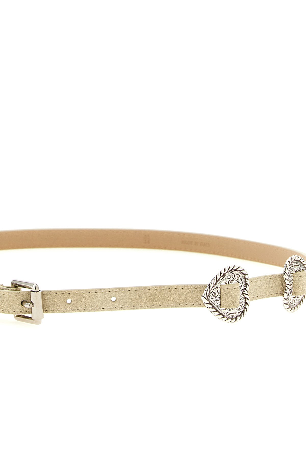 handmade ranchera suede belt
