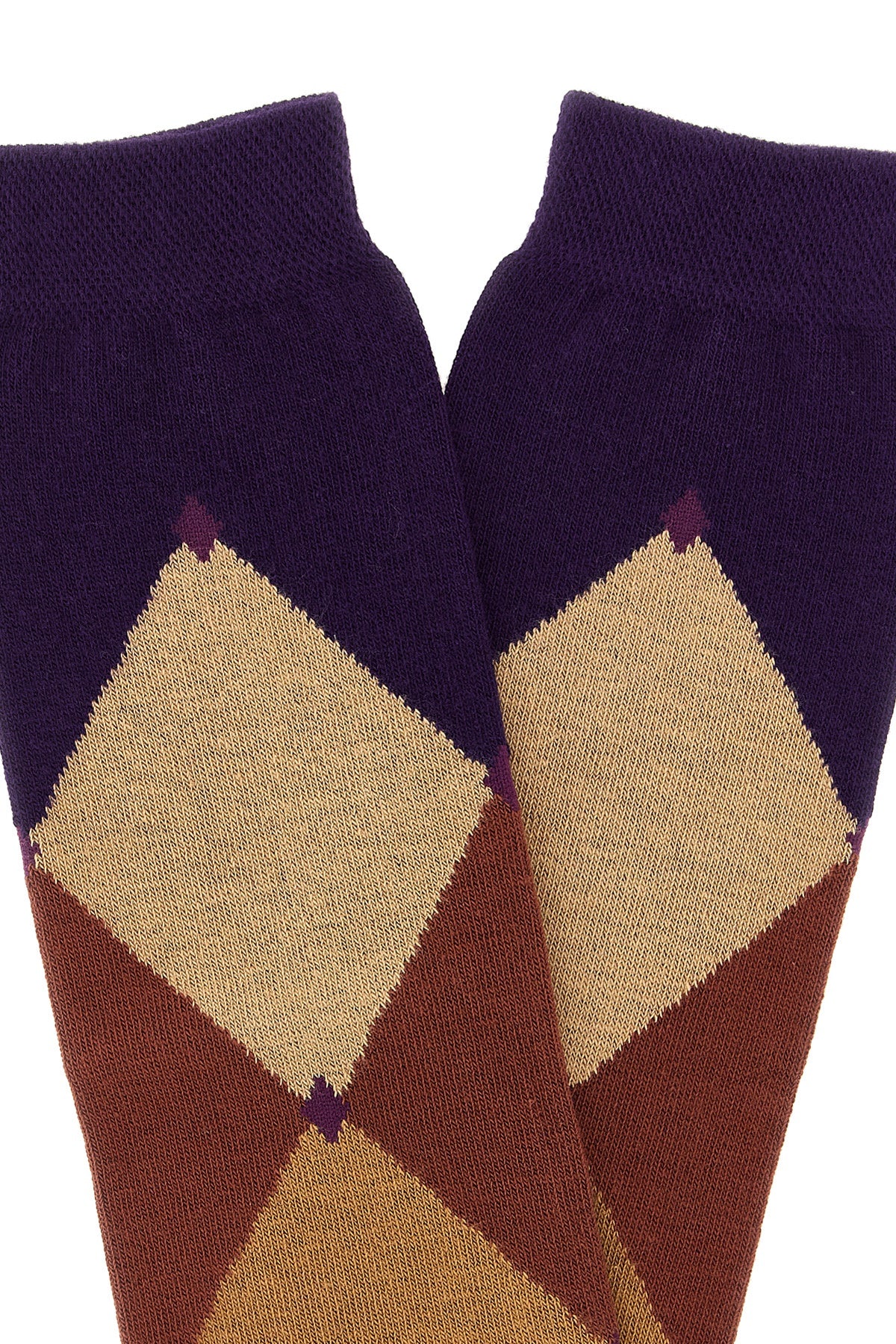 the long ballantyne diamond socks redefine the daily accessory through meticul