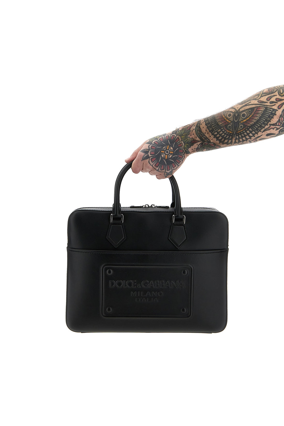 DOLCE &amp; GABBANA OS calf leather handbag
