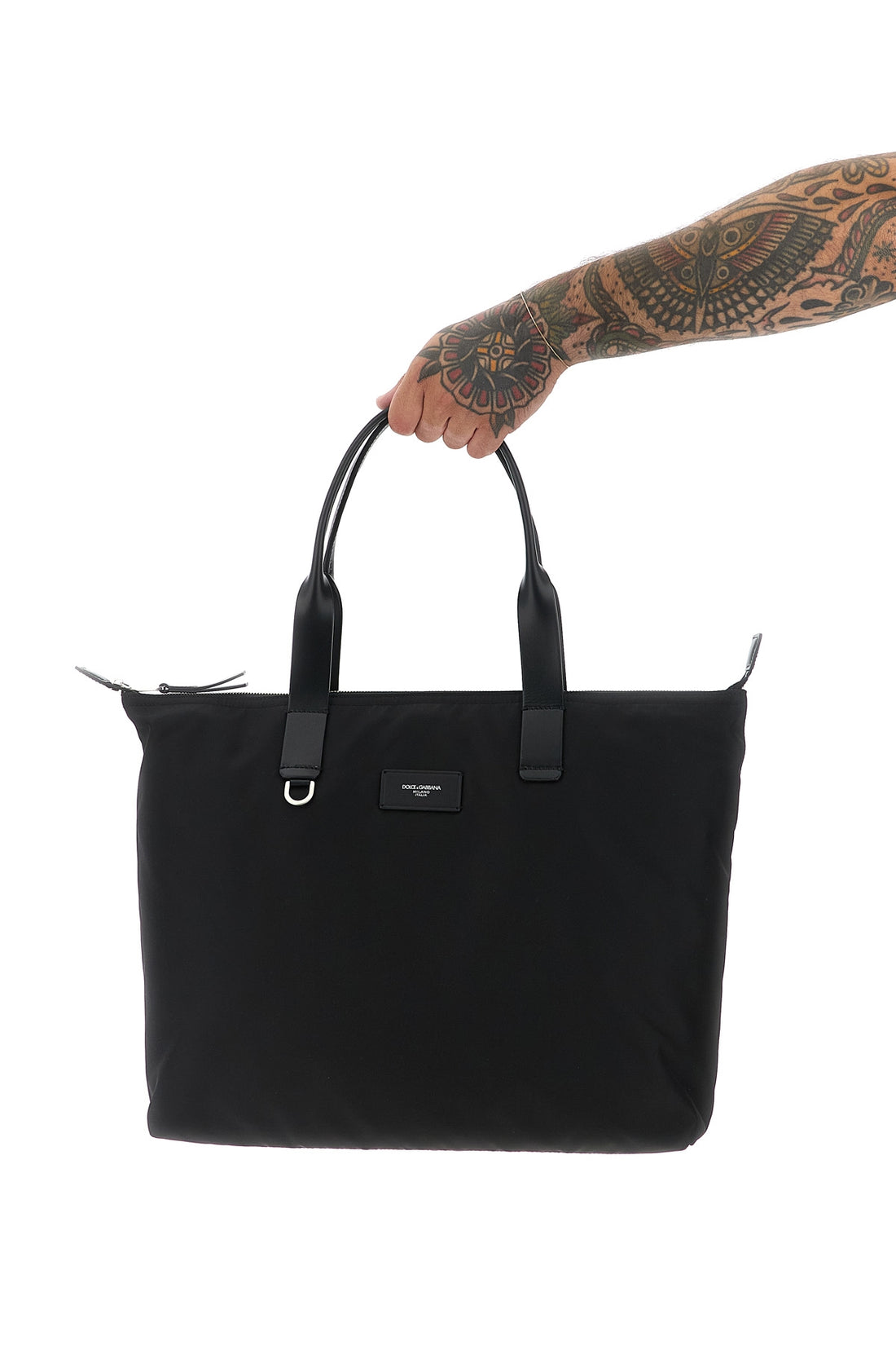 DOLCE &amp; GABBANA OS medium nylon shopping bag