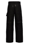 zip off carpenter cotton denim jeans