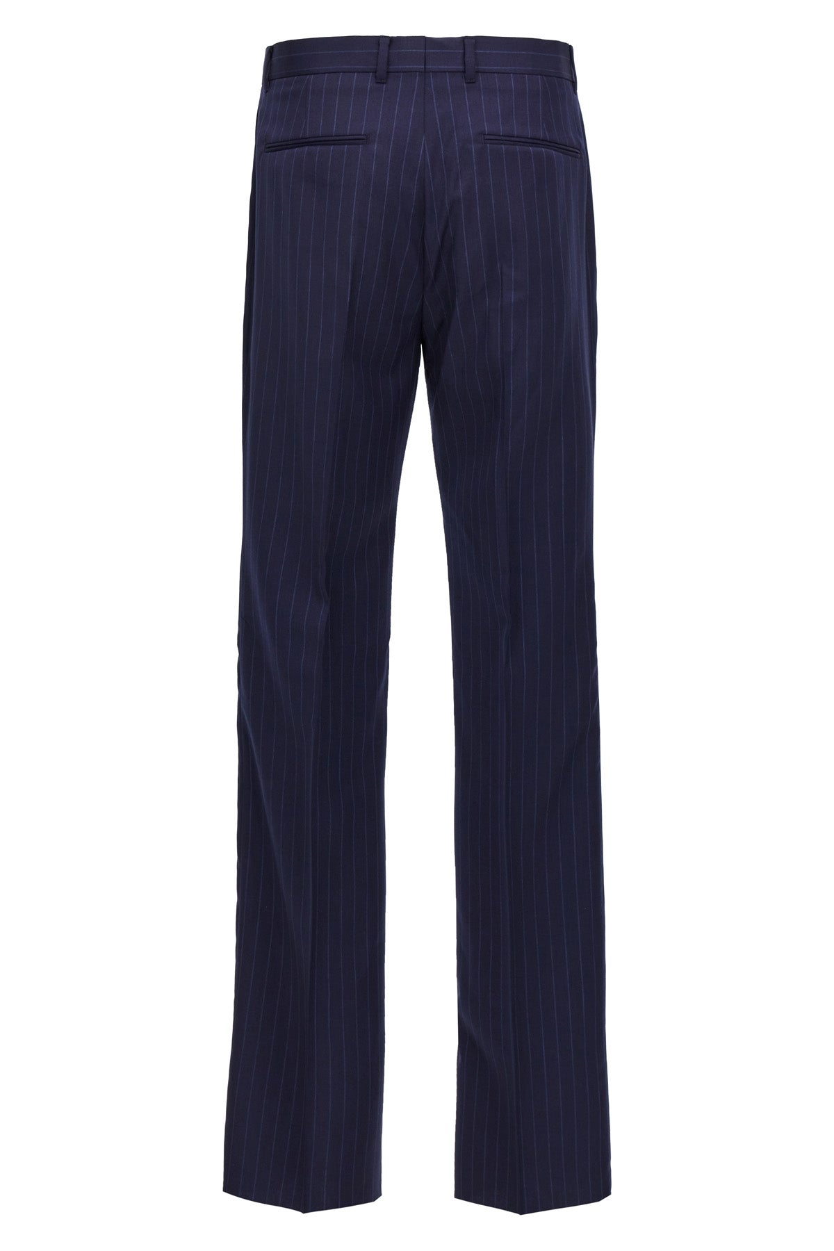 pinstripe wool pants