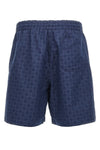 monogram jacquard bermuda shorts