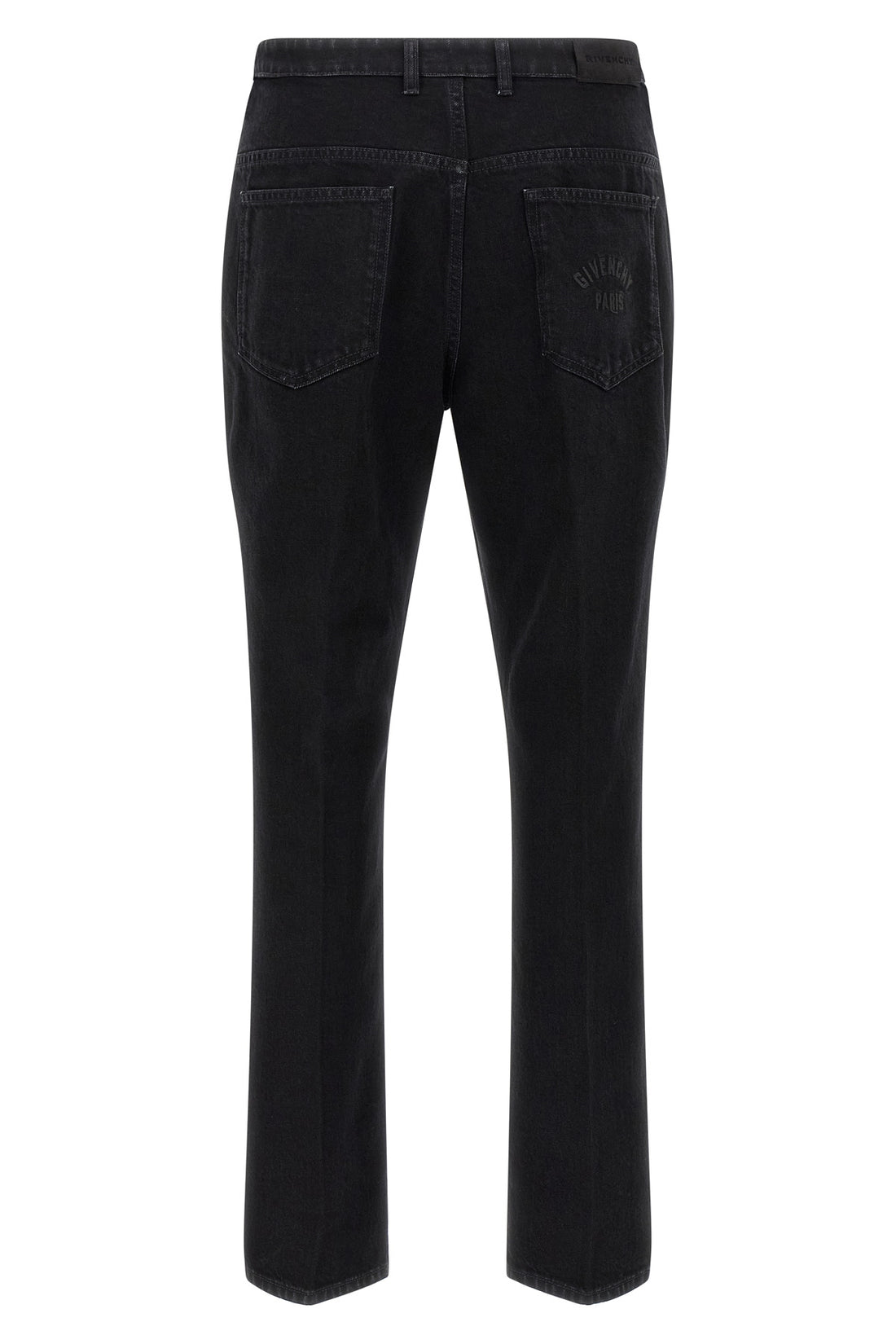 GIVENCHY 30 used-effect garment-dyed cotton denim jeans