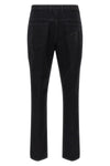 used-effect garment-dyed cotton denim jeans