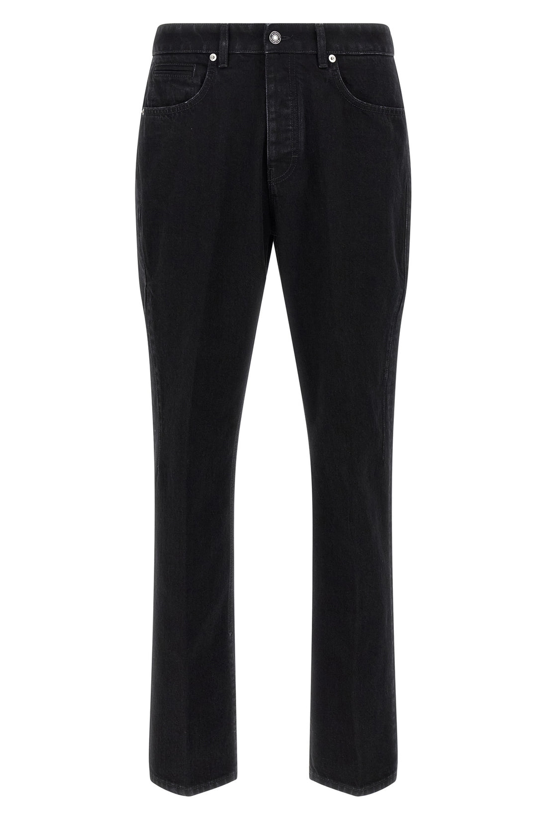GIVENCHY 30 used-effect garment-dyed cotton denim jeans