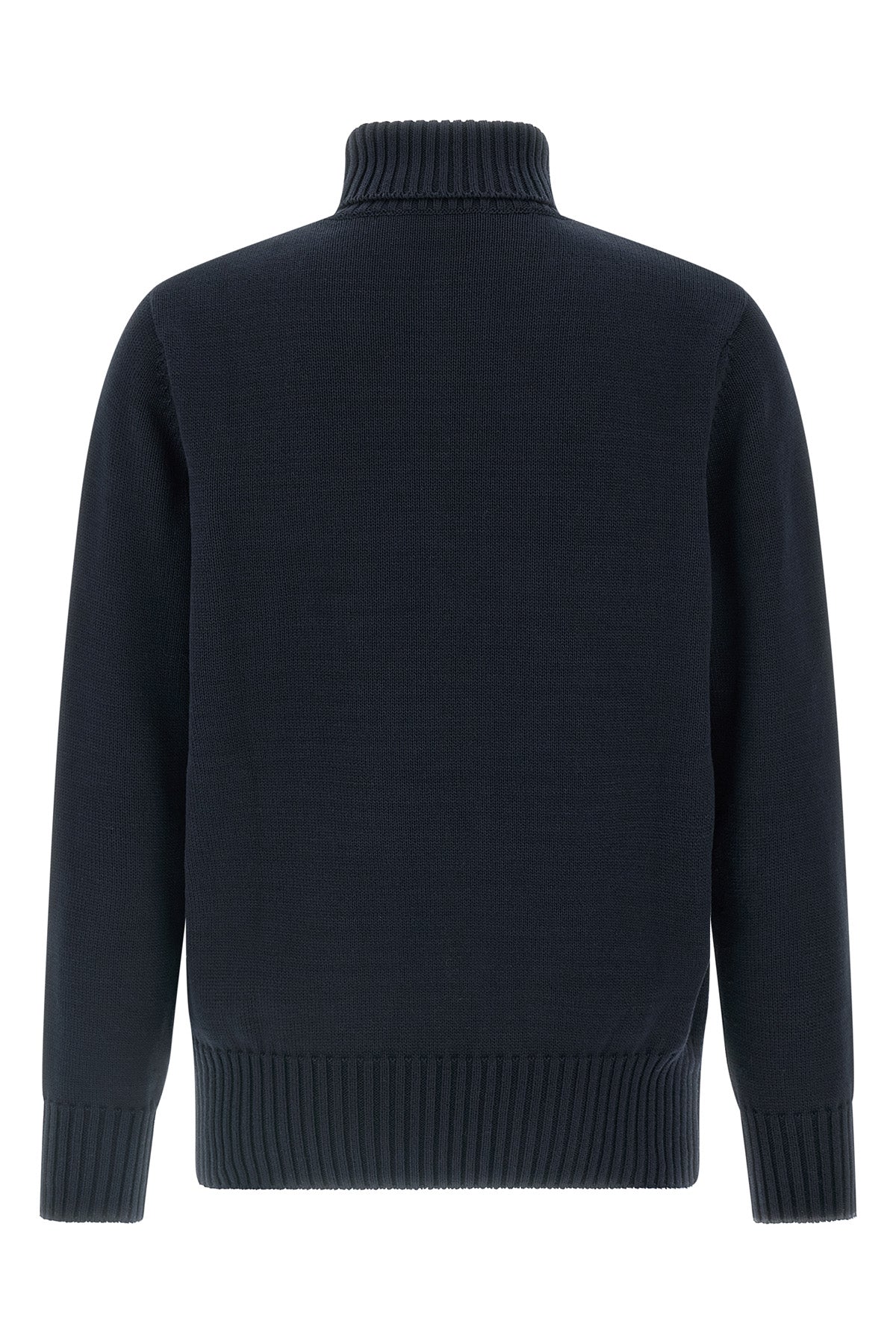 knitted cotton turtleneck sweater