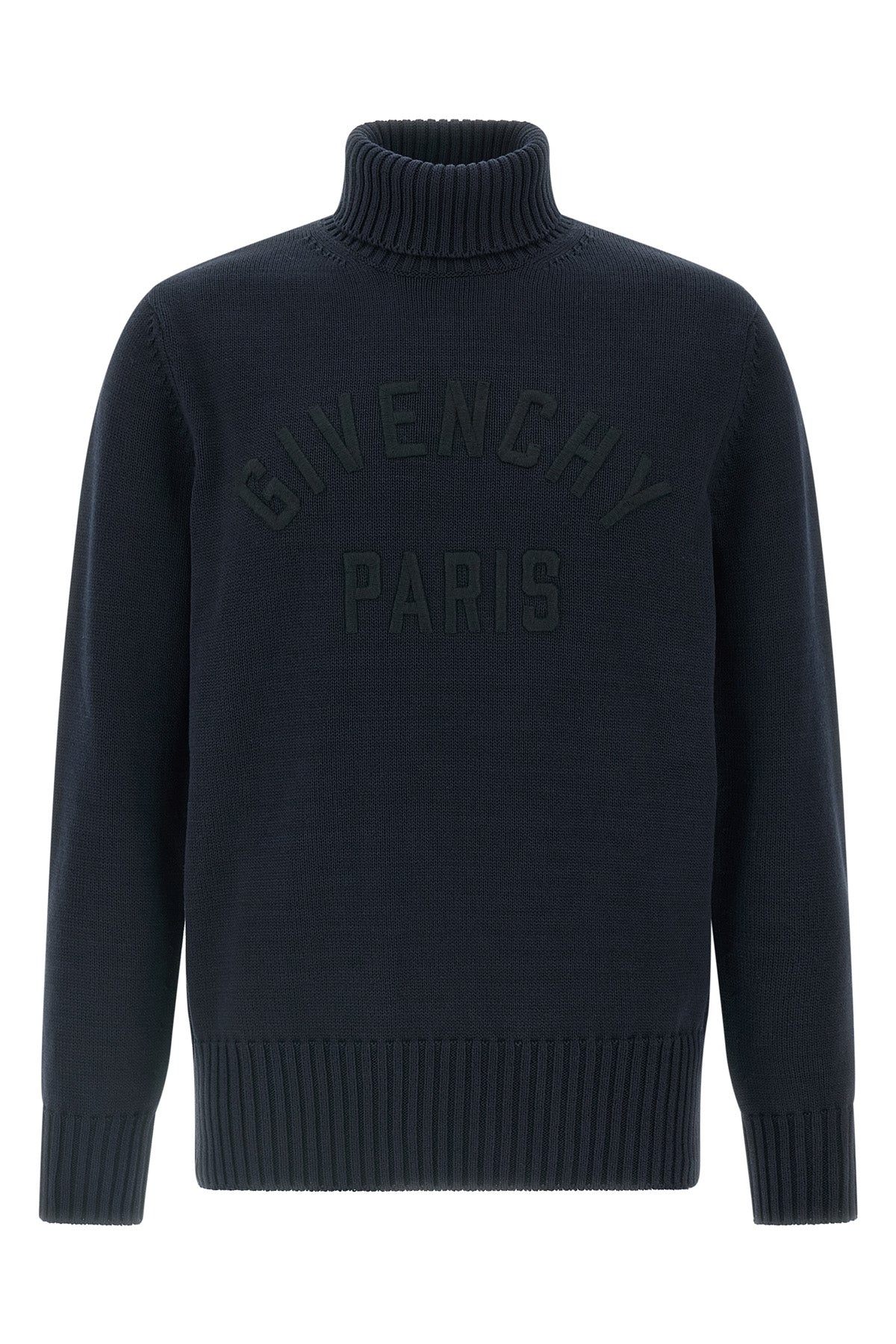 knitted cotton turtleneck sweater