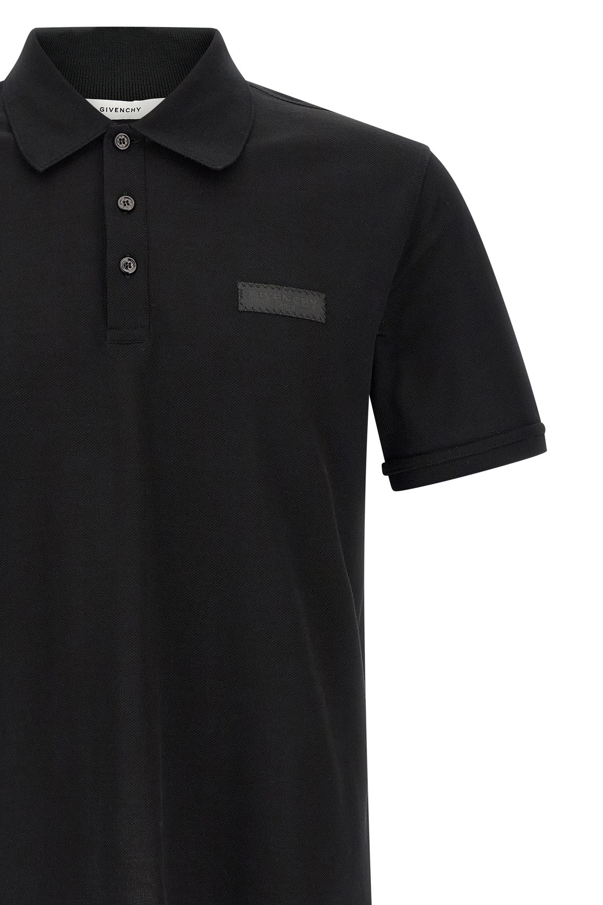 piqué cotton polo shirt