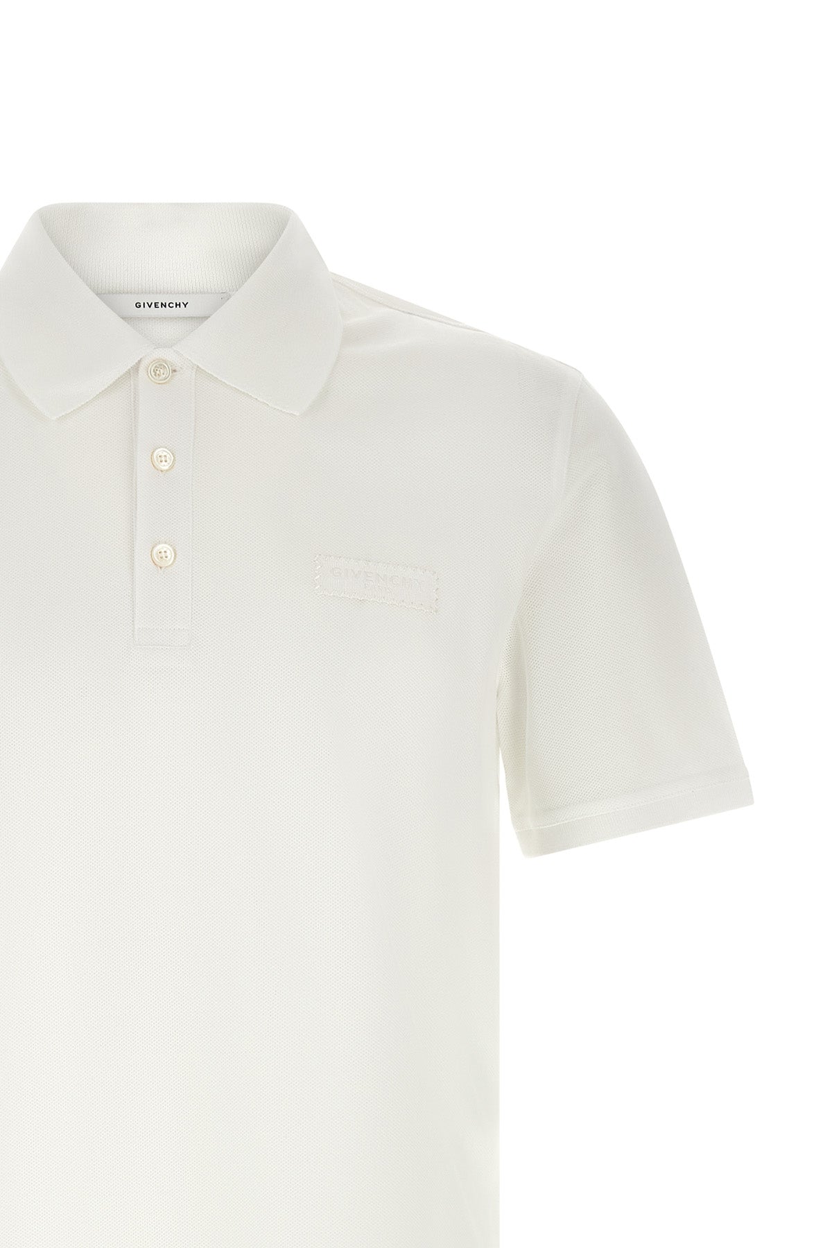 piqué cotton polo shirt