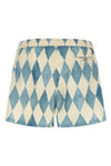 swimsuit in technical fabric print iconic two-tone ballantyne diamond pattern