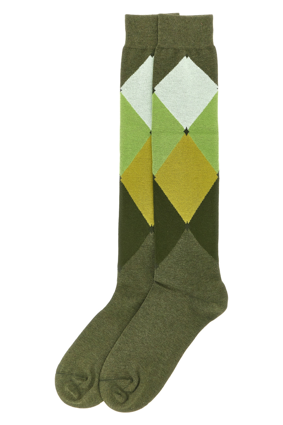 BALLANTYNE OS diamond-patterned cotton stocking