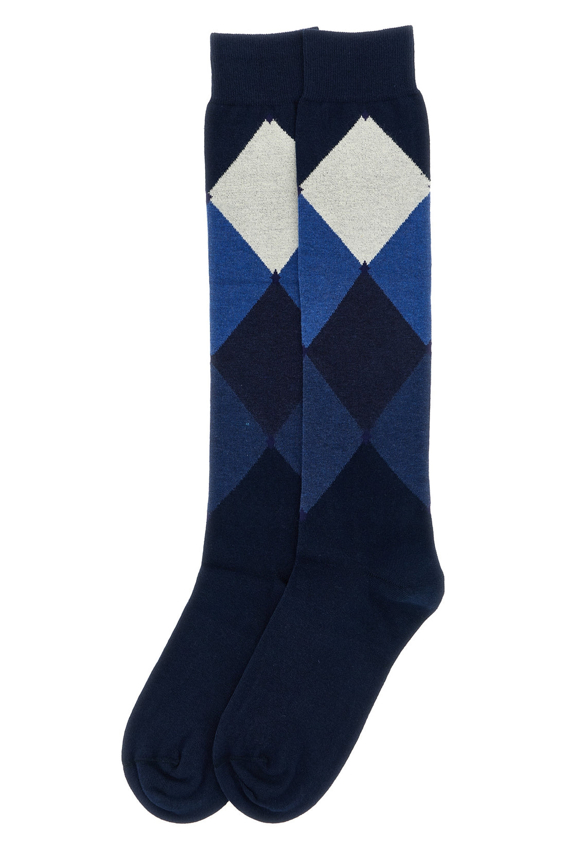 BALLANTYNE OS diamond-patterned cotton stocking