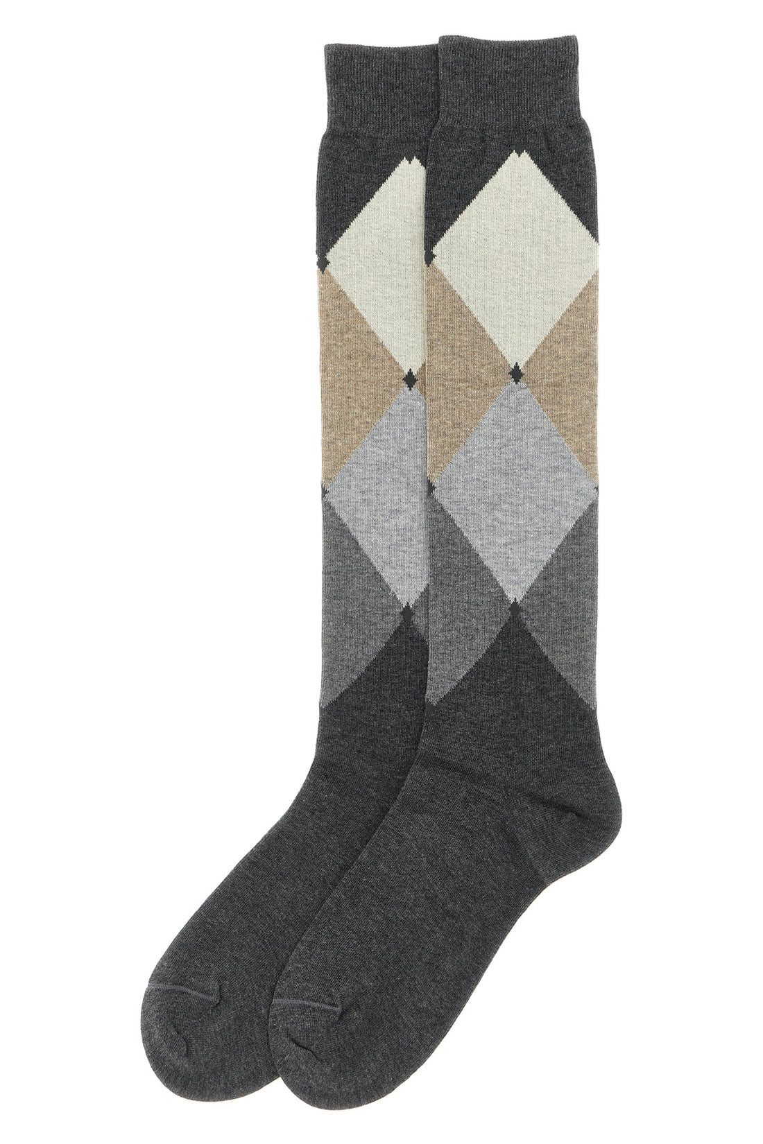 BALLANTYNE OS diamond-patterned cotton stocking