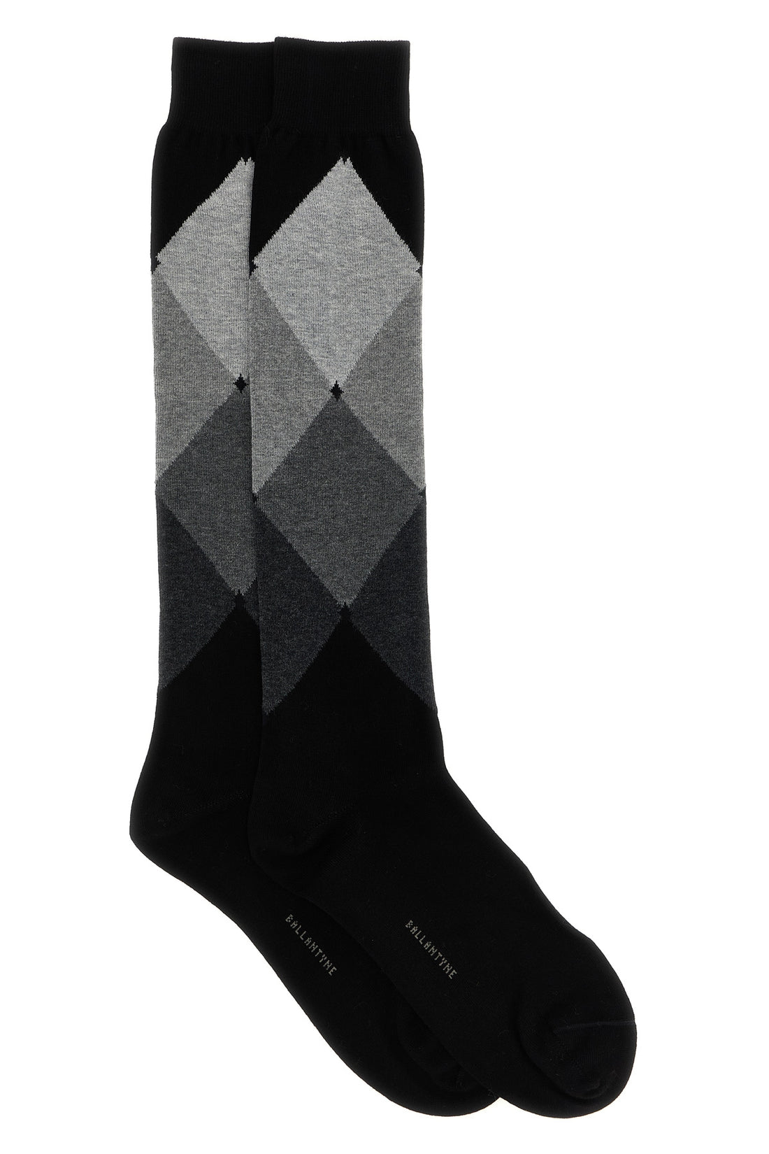 BALLANTYNE OS diamond-patterned cotton stocking