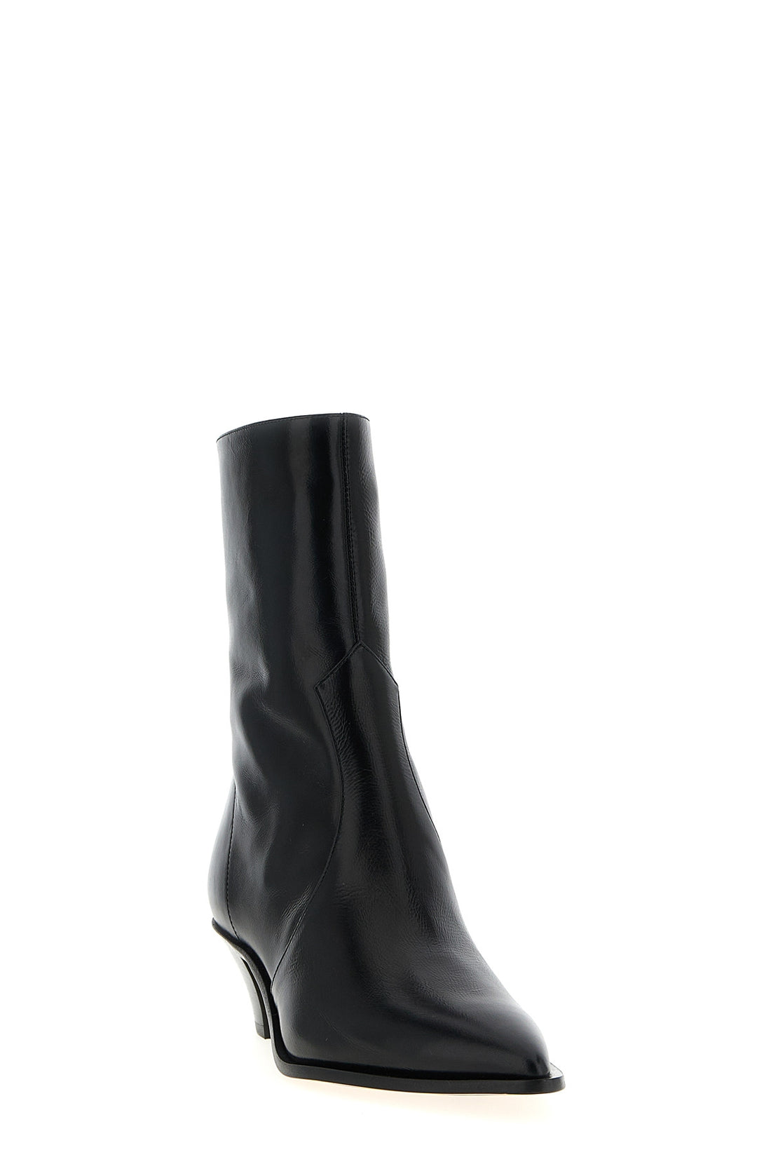 AQUAZZURA 37.5 brunswick leather ankle boots