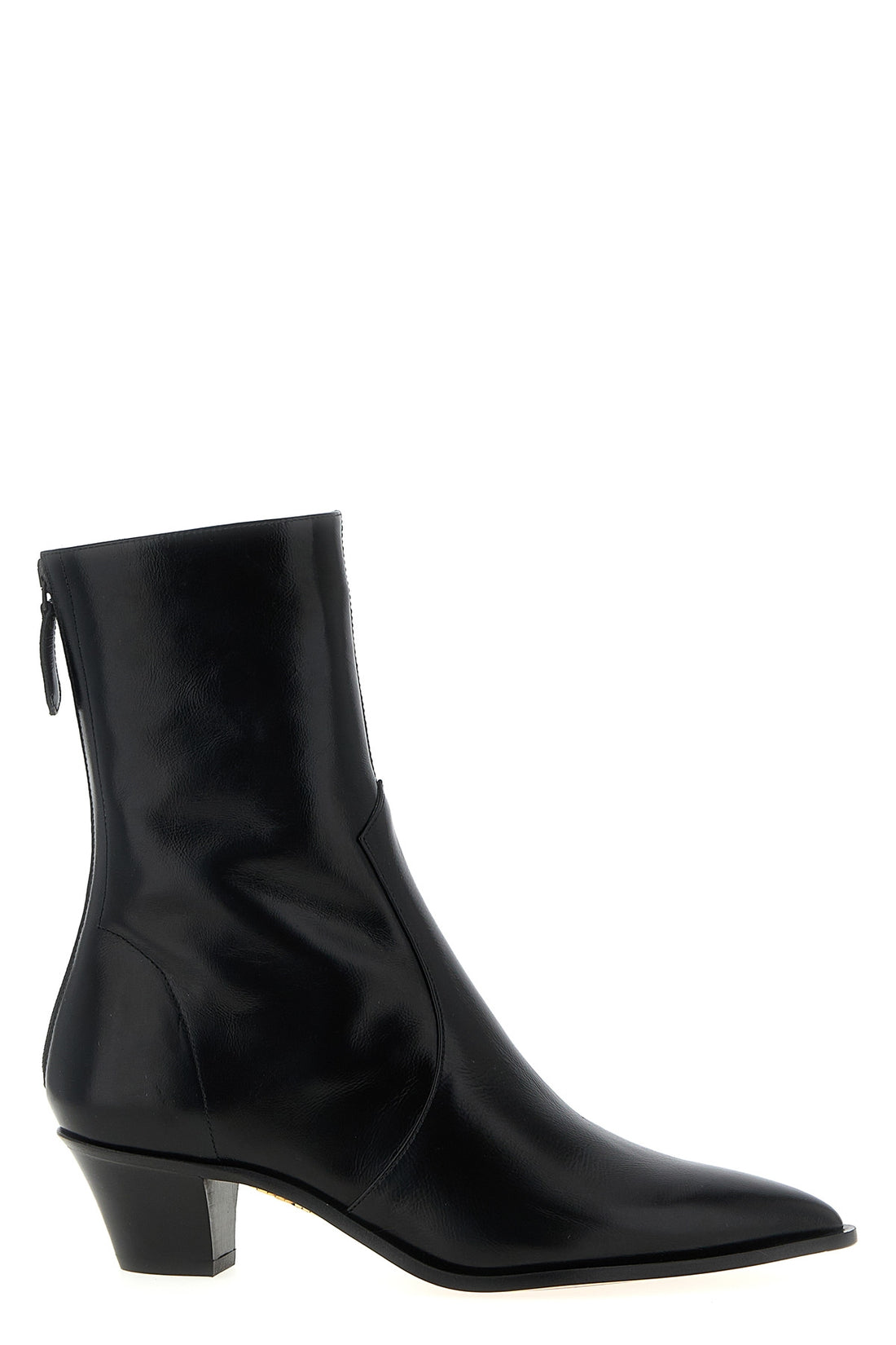 AQUAZZURA 37.5 brunswick leather ankle boots