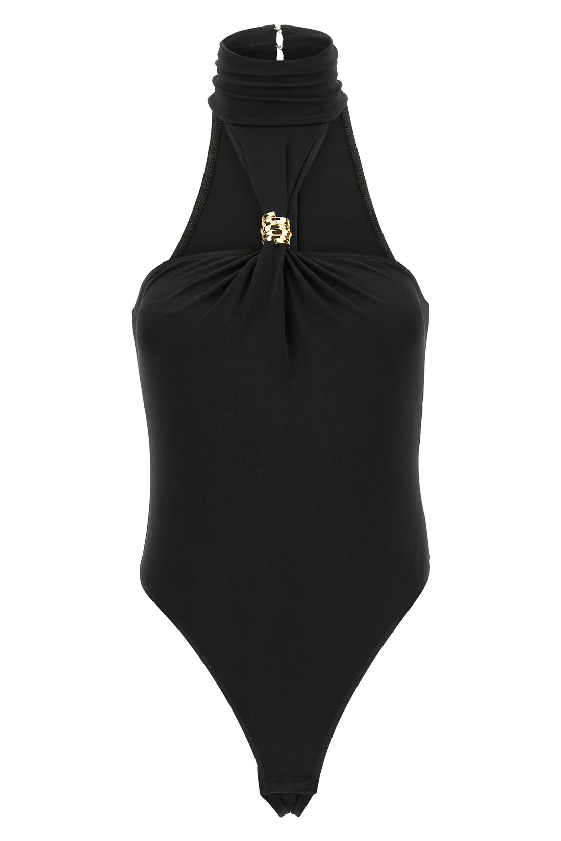 ELISABETTA FRANCHI 40 jersey crêpe bodysuit