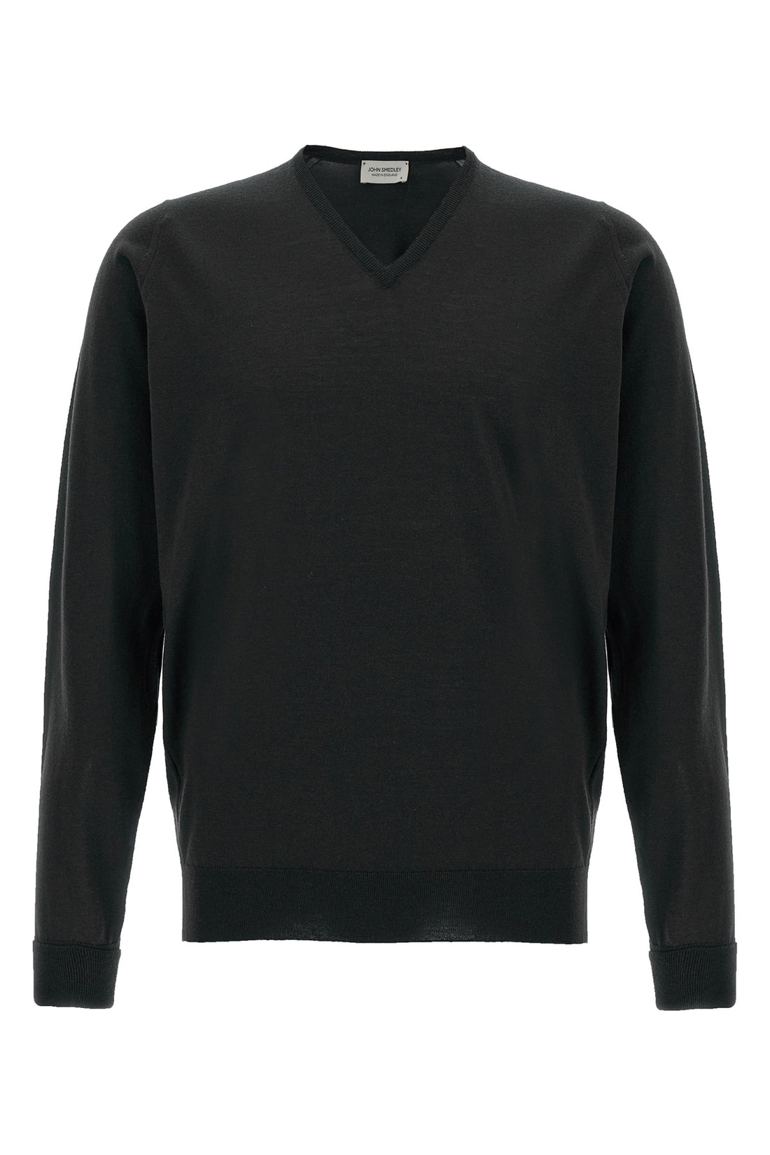 JOHN SMEDLEY S black leather adjustable and removable shoulder strap