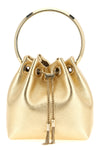 bon bon bucket bag in laminated leather
