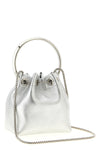diwali capsule bon bon bucket bag in metallic-effect nappa leather