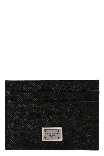dauphine leather card holder