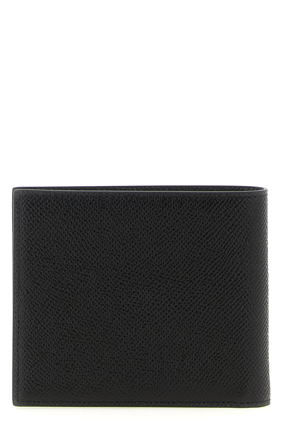 DOLCE &amp; GABBANA OS dauphine print calfskin leather wallet