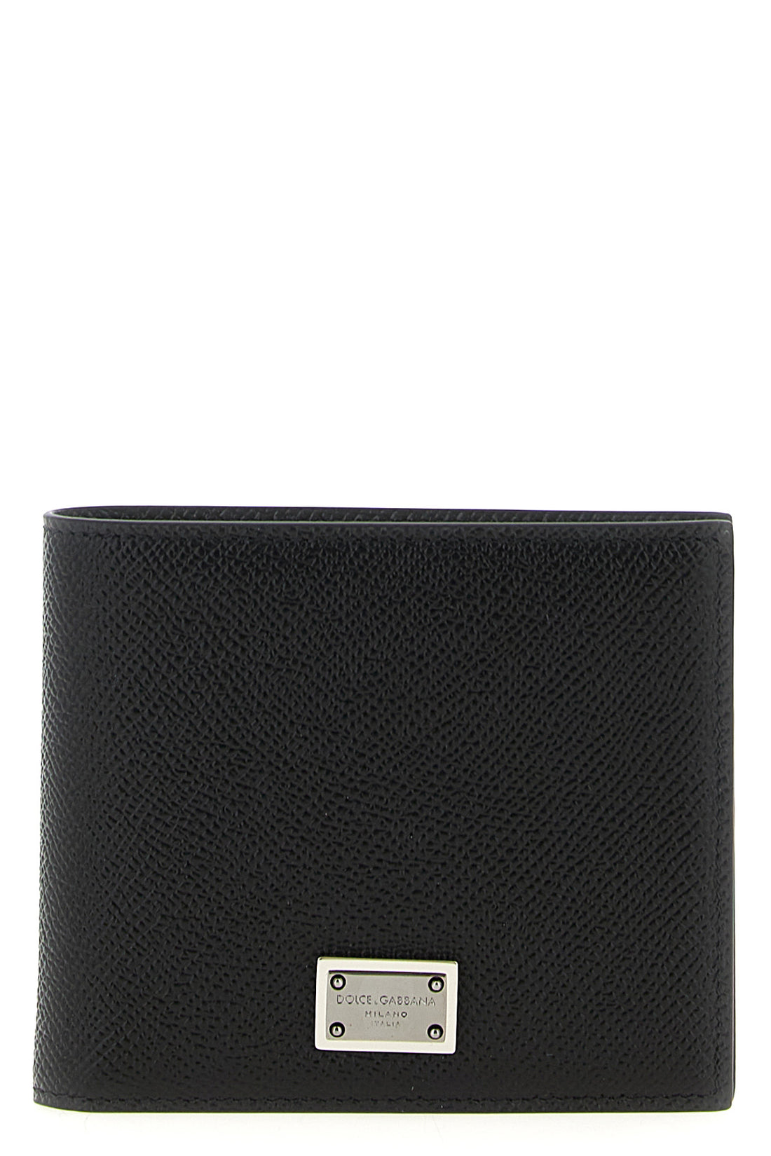 DOLCE &amp; GABBANA OS dauphine print calfskin leather wallet