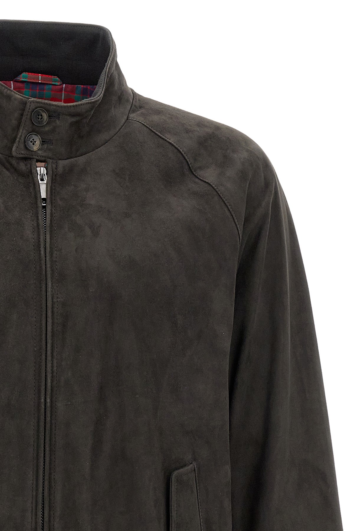 g9 suede bomber jacket