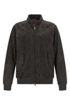 g9 suede bomber jacket