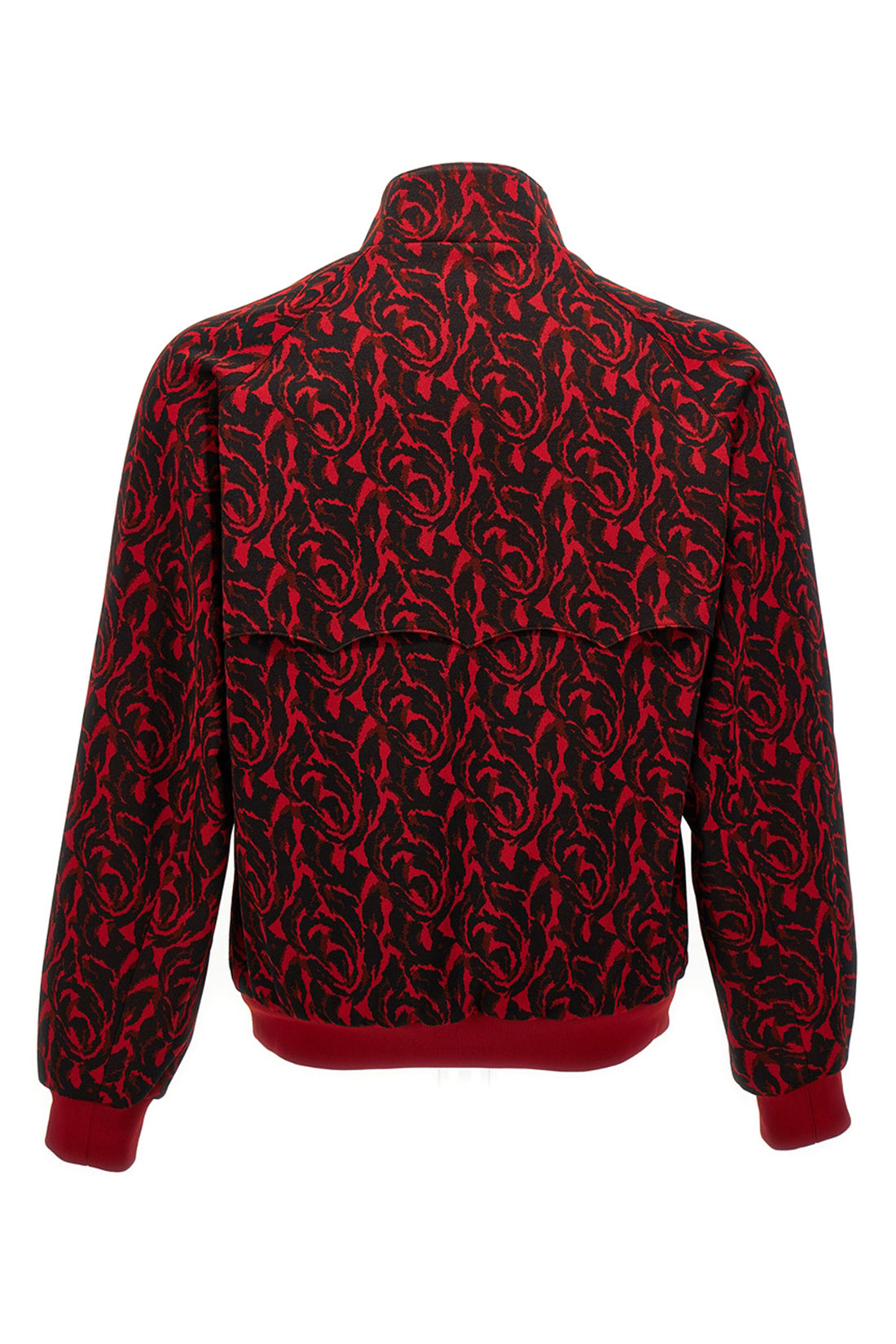BARACUTA 38 jacquard needles bomber jacket in jacquard fabric