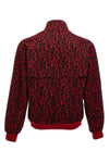 jacquard needles bomber jacket in jacquard fabric
