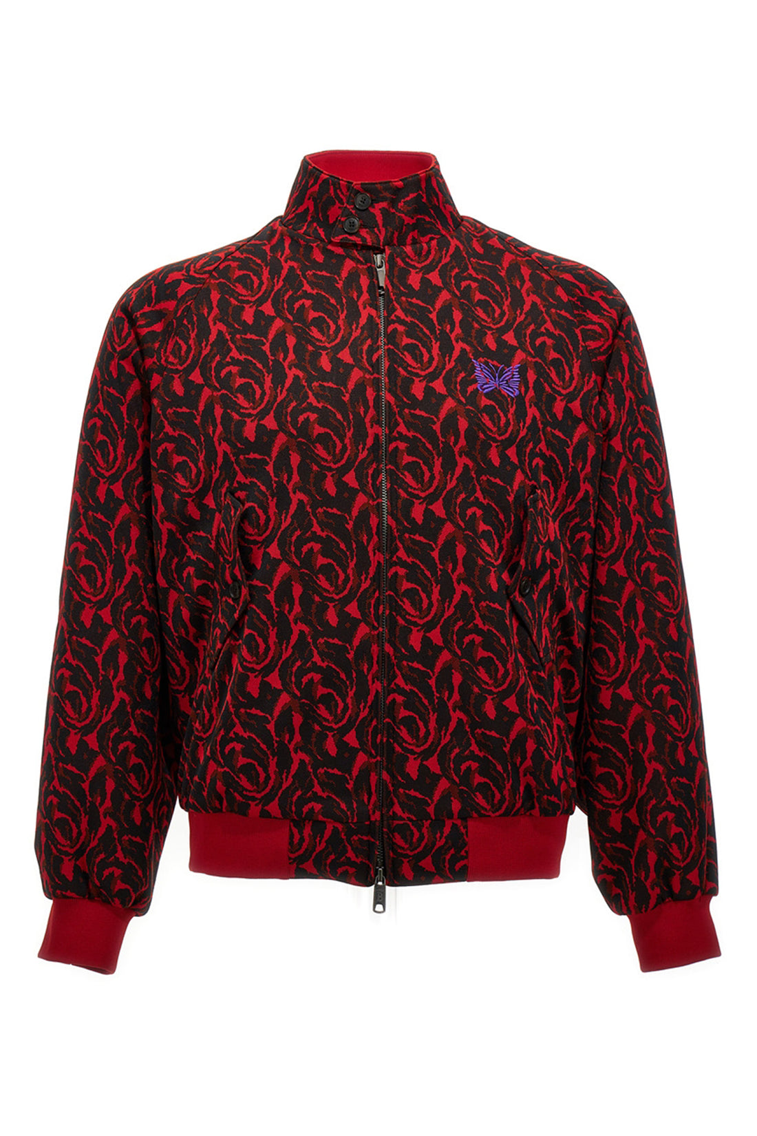 BARACUTA 38 jacquard needles bomber jacket in jacquard fabric