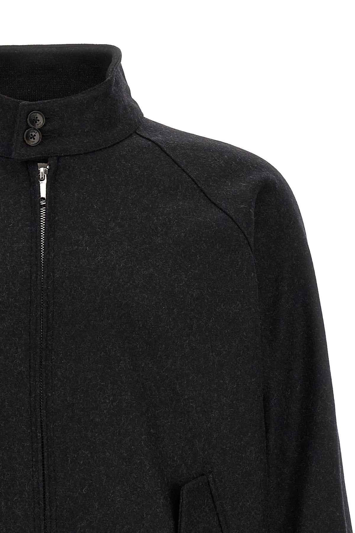 the slightly padded baracuta g9 melton jacket