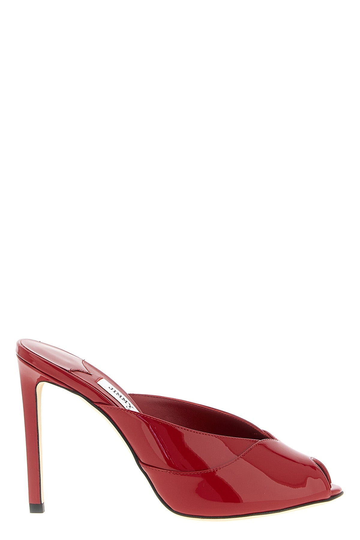 brigitte ultra-glossy patent leather sabots