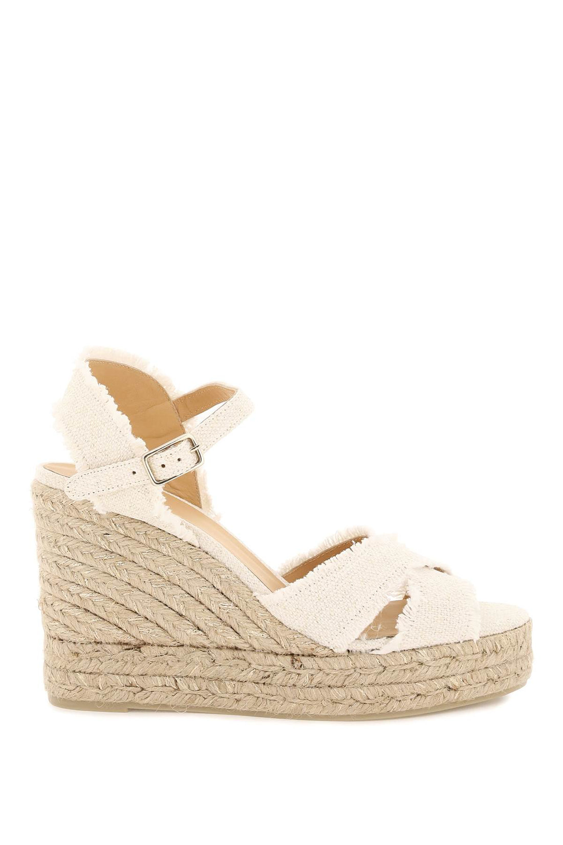 lurex bromelia wedge sandals