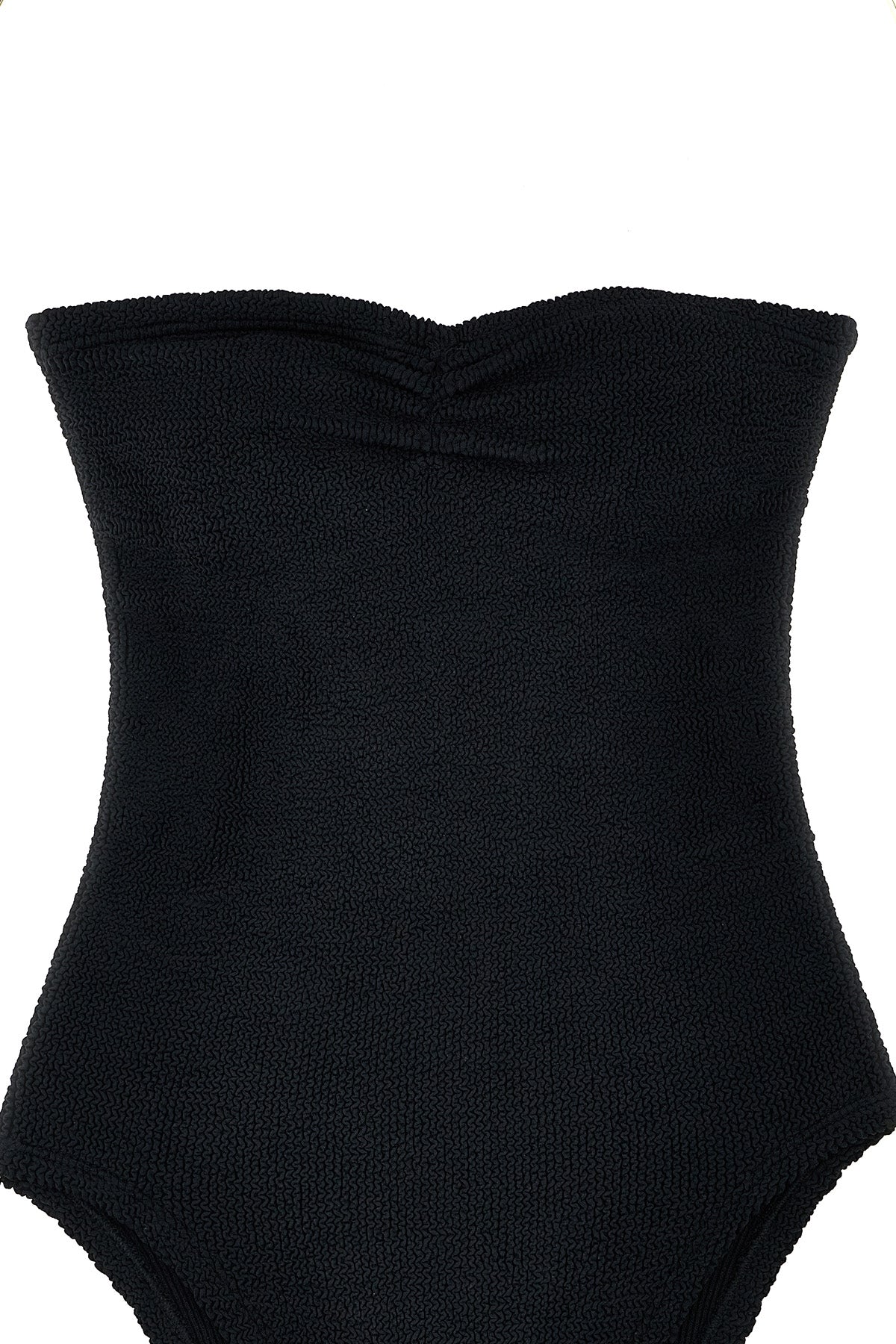 brooke swim off-the-shoulder fabric one-piece swimsuit in the original crinkle
